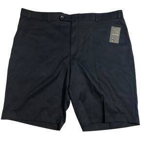 Ballin Relax Comfort-EZE Black Pleated Shorts - Men's Size 42 NEW w/Tags